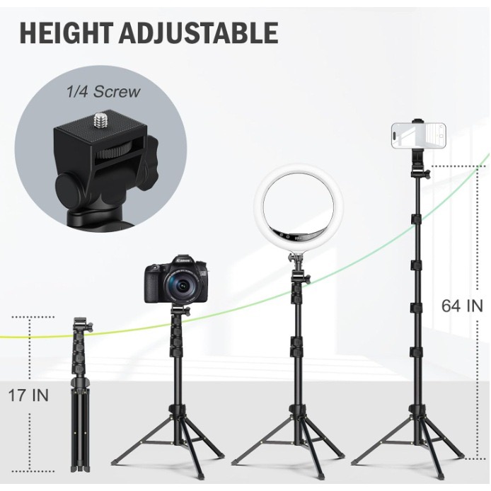 Portable Outdoor Photo Live Broadcast Stand Functional Hardware Floor-Standing Mobile Phone Clamp Remote Control Rotating Camera - Image 4