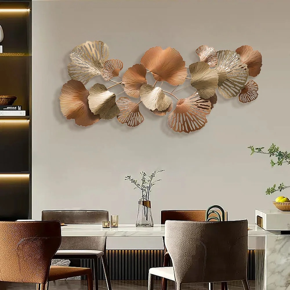 Floral Metal Wall Art Decor - Image 2