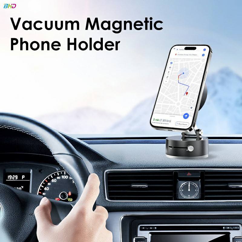 Vacuum Suction Magnetic Phone Stand Folding - Image 4