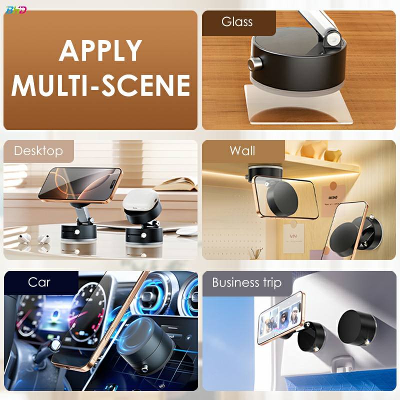 Vacuum Suction Magnetic Phone Stand Folding - Image 6