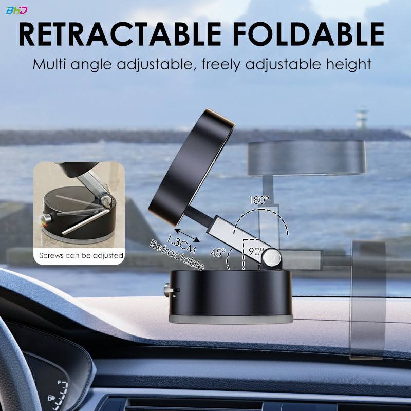 Vacuum Suction Magnetic Phone Stand Folding - Image 3