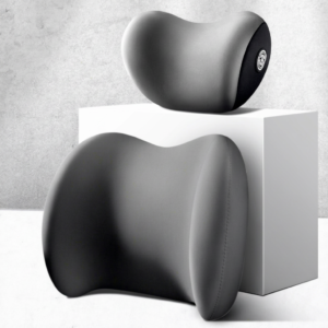 Car Lumbar Support Headrest U Shape Memory Foam Backrest Cushion Set for General Cars